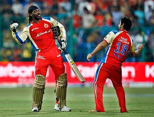 ಕ್ರಿಸ್ ಗೇಲ್ ಹಾಗೂ ವಿರಾಟ್ ಕೊಹ್ಲಿ