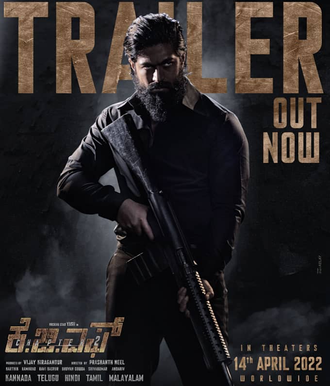 'ಕೆಜಿಎಫ್ ಚಾಪ್ಟರ್‌ 2' ಟ್ರೇಲರ್‌