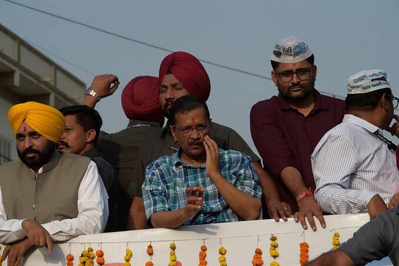 ಭಗವಂತ್ ಮಾನ್ ಹಾಗೂ ಅರವಿಂದ್ ಕೇಜ್ರಿವಾಲ್