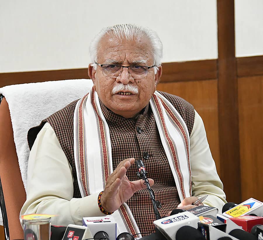 ಹರಿಯಾಣ ಸಿಎಂ ಮನೋಹರ ಲಾಲ್ ಖಟ್ಟರ್ / ಪಿಟಿಐ ಚಿತ್ರ