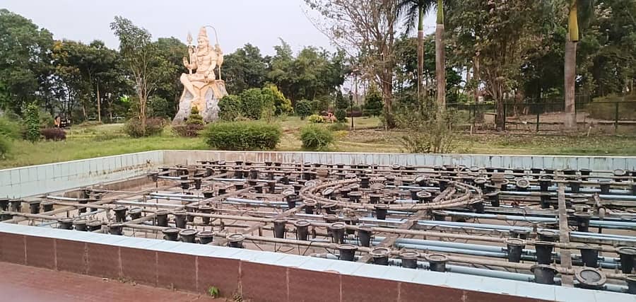 ಶಿಕಾರಿಪುರದ ಭ್ರಾಂತೇಶ ಉದ್ಯಾನದಲ್ಲಿ ಸ್ಥಗಿತವಾದ ಸಂಗೀತ ಕಾರಂಜಿ