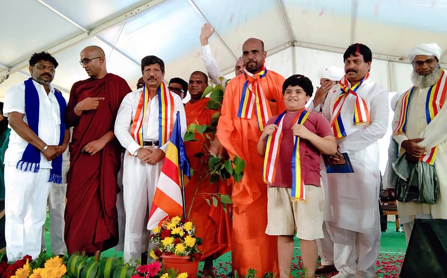 ಚನ್ನಪಟ್ಟಣದಲ್ಲಿ ನಡೆದ ಸ್ವಾಭಿಮಾನಿ ಅಂಬೇಡ್ಕರ್ ಹಬ್ಬ ಕಾರ್ಯಕ್ರಮವನ್ನು ಡಾ.ಬಿ.ಆರ್. ಅಂಬೇಡ್ಕರ್ ಅವರ ಮೊಮ್ಮಗ ಭೀಮರಾವ್ ಯಶ್ವಂತ್ ರಾವ್ ಅಂಬೇಡ್ಕರ್ ಉದ್ಘಾಟಿಸಿದರು. ಜ್ಞಾನಪ್ರಕಾಶ್ ಸ್ವಾಮೀಜಿ, ಭಂತೆ ಬೋಧಿದತ್ತ ಥೇ ಹಾಜರಿದ್ದರು