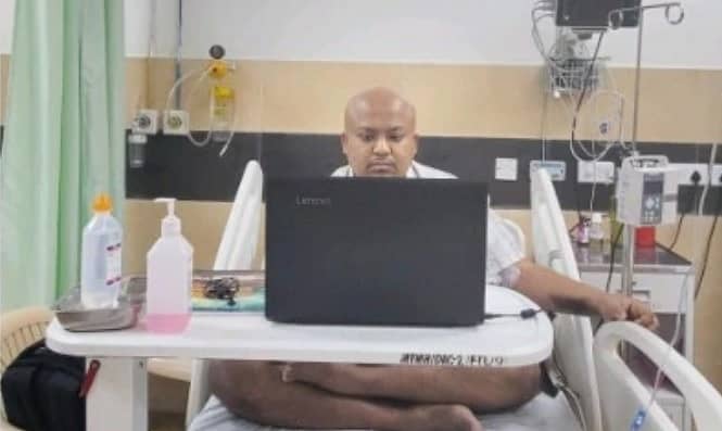 ಸಂದರ್ಶನಕ್ಕೆ ಹಾಜರಾಗಿರುವ ಅರ್ಶ್ ನಂದನ್ ಪ್ರಸಾದ್ (ಲಿಂಕ್ಡ್ಇನ್ ಚಿತ್ರ)