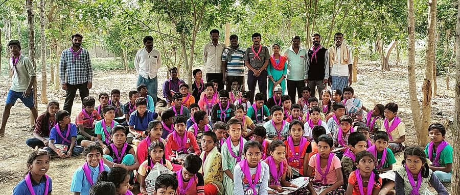 ಮಾವಳ್ಳಿ ಗ್ರಾಮದಲ್ಲಿ ಬುಧವಾರ ನಡೆದ ಬೇಸಿಗೆ ಶಿಬಿರದಲ್ಲಿ ಮಕ್ಕಳು ಪಾಲ್ಗೊಂಡರು