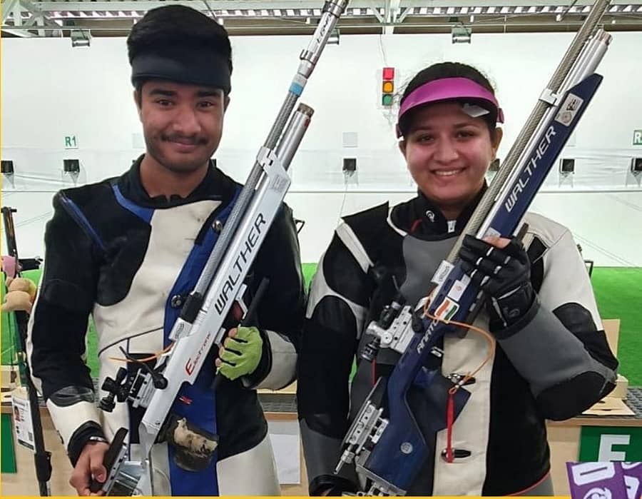 ಧನುಷ್ ಶ್ರೀಕಾಂತ್ ಮತ್ತು ಪ್ರಿಯೇಷಾ ದೇಶಮುಖ್– ಸಾಯ್ ಮೀಡಿಯಾ ಟ್ವಿಟರ್ ಚಿತ್ರ