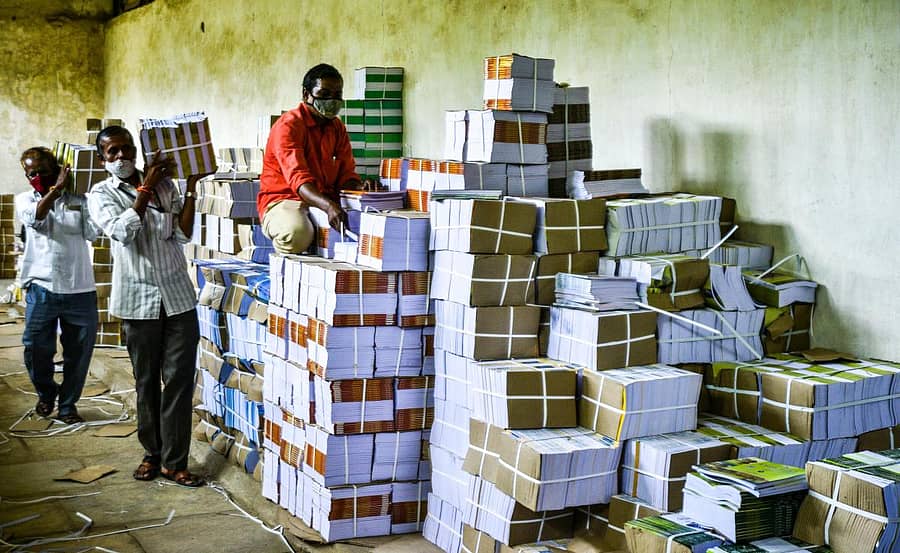 ಪಠ್ಯ ಪುಸ್ತಕಗಳು– ಸಂಗ್ರಹ ಚಿತ್ರ