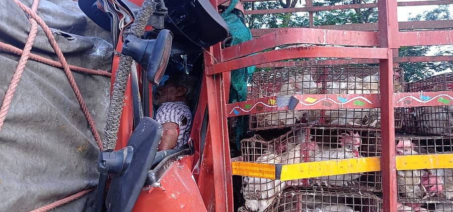 ಅಪಘಾತದ ದೃಶ್ಯ