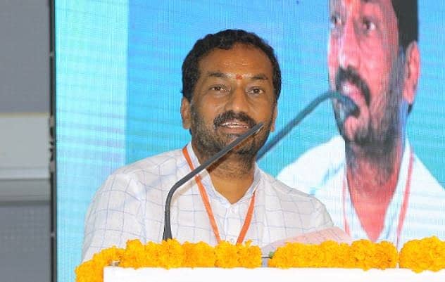 ದುಬ್ಬಾಕ ಕ್ಷೇತ್ರದ ಬಿಜೆಪಿ ಶಾಸಕ ಎಂ. ರಘುನಂದನ್ ರಾವ್  (ಚಿತ್ರ ಟ್ವಿಟರ್‌: @RaghunandanraoM)