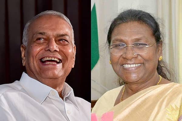 ಯಶವಂತ ಸಿನ್ಹಾ ಮತ್ತು ದ್ರೌಪದಿ ಮುರ್ಮು