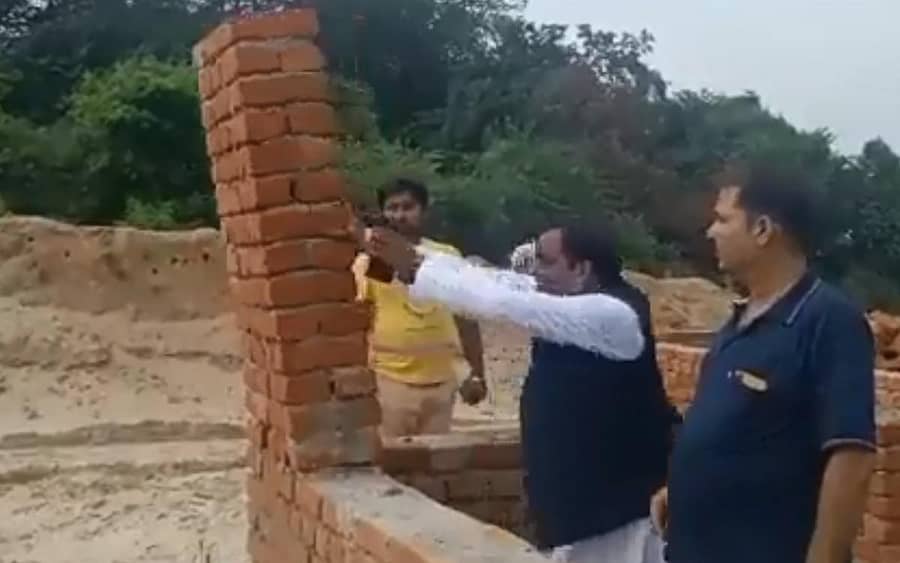 ಅಖಿಲೇಶ್ ಯಾದವ್ ಅವರು ಟ್ವೀಟ್ ಮಾಡಿರುವ ವಿಡಿಯೊದ ಸ್ಕ್ರೀನ್ಗ್ರ್ಯಾಬ್