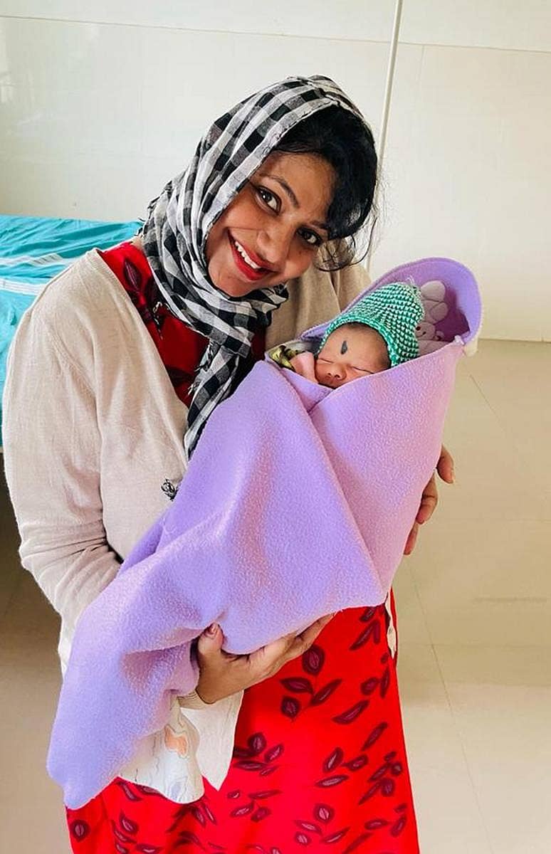 ಗಂಡು ಮಗುವಿನ ಜೊತೆ ನಟಿ ಪೂರ್ಣಿಮಾ