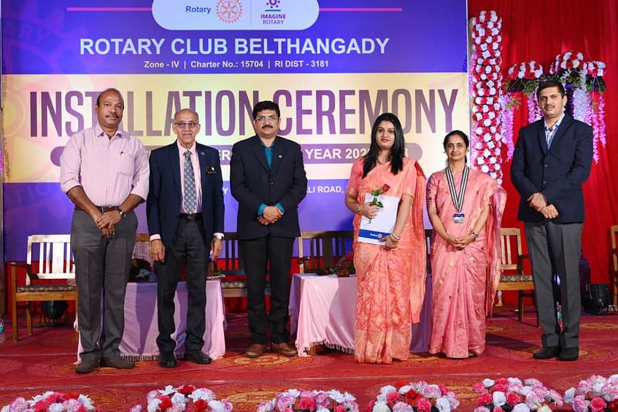 ಬೆಳ್ತಂಗಡಿ ರೋಟರಿ ಕ್ಲಬ್ ನೂತನ ಪದಾಧಿಕಾರಿಗಳ ಪದಗ್ರಹಣ ಸಮಾರಂಭದಲ್ಲಿ ಮೈಸೂರಿನ ಉದ್ಯಮಿ ಎಚ್.ಆರ್. ಕೇಶವ ಅವರು ಭಾಗವಹಿಸಿದರು.