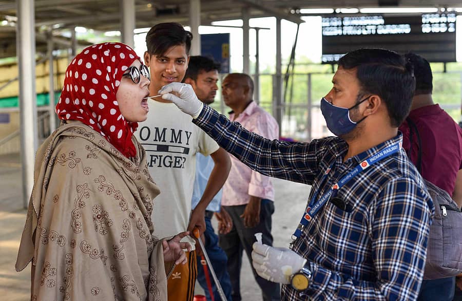 ಕೋವಿಡ್‌ ಪತ್ತೆ ಪರೀಕ್ಷೆ 