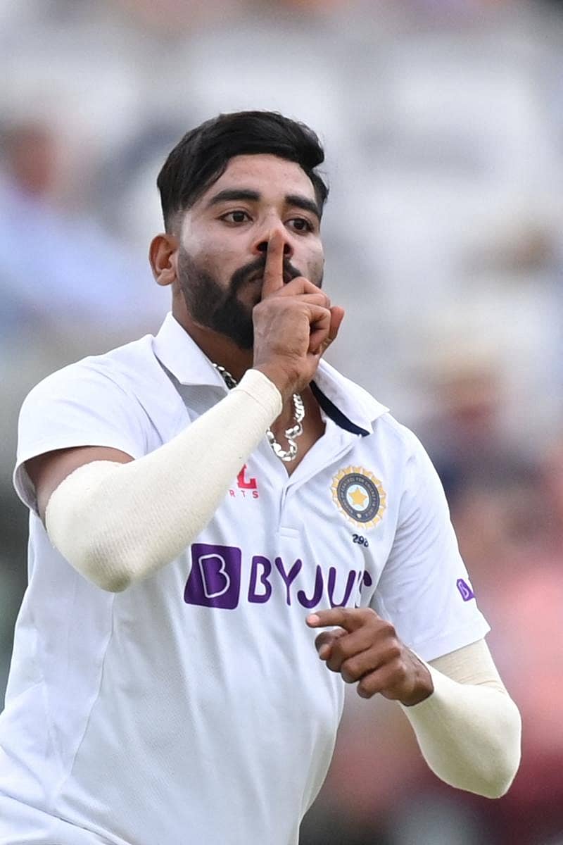 ಮೊಹಮ್ಮದ್‌ ಸಿರಾಜ್‌– ಎಎಫ್‌ಪಿ ಚಿತ್ರ