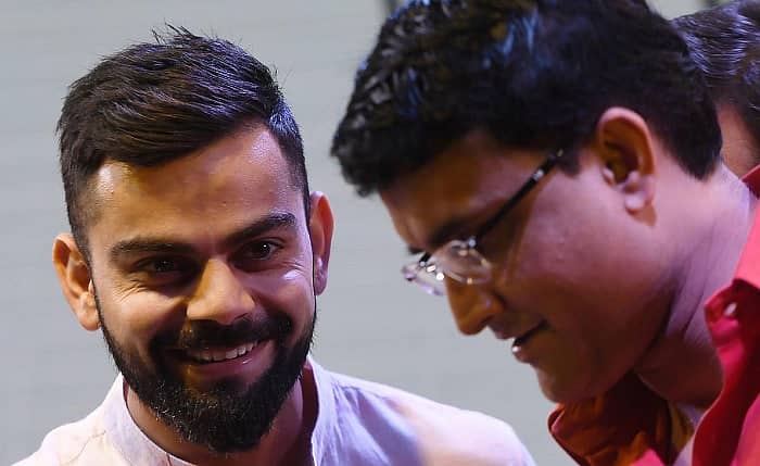 ವಿರಾಟ್ ಕೊಹ್ಲಿ ಹಾಗೂ ಸೌರವ್ ಗಂಗೂಲಿ