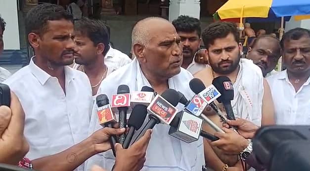 ಹಾಸನ ಜಿಲ್ಲೆ ಅರಸೀಕೆರೆ ಶಾಸಕ ಶಿವಲಿಂಗೇಗೌಡ ಧರ್ಮಸ್ಥಳದಲ್ಲಿ ಆಣೆ–ಪ್ರಮಾಣ