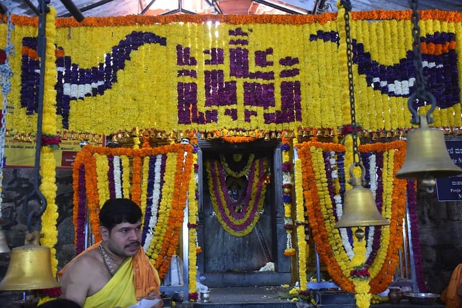 ಮಡಿಕೇರಿಯ ಕೋಟೆಯಲ್ಲಿ ಪ್ರತಿಷ್ಠಾ‍ಪಿಸಲಾಗಿರುವ ಗಣೇಶಮೂರ್ತಿ