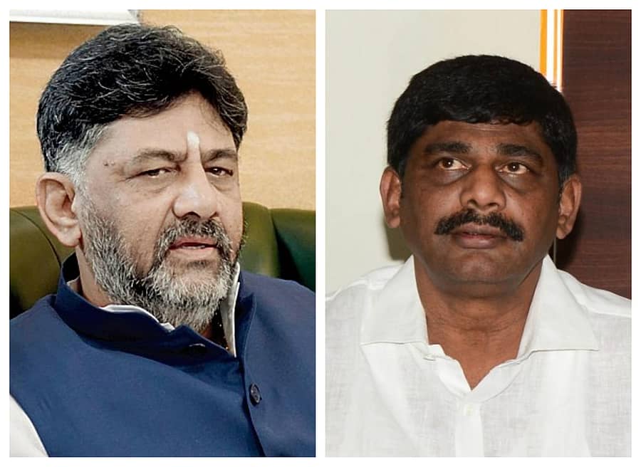 ಕರ್ನಾಟಕ ಪ್ರದೇಶ ಕಾಂಗ್ರೆಸ್ ಅದ್ಯಕ್ಷ ಡಿ.ಕೆ.ಶಿವಕುಮಾರ್, ಅವರ ಸೋದರ ಮತ್ತು ಸಂಸದ ಡಿ.ಕೆ.ಸುರೇಶ್