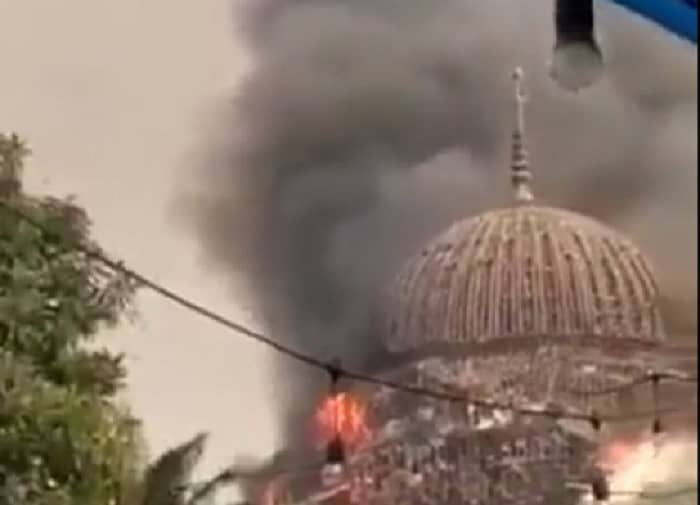 ಇಂಡೋನೇಷ್ಯಾದ ಮಸೀದಿಯಲ್ಲಿ ಅಗ್ನಿ ಅವಘಡ