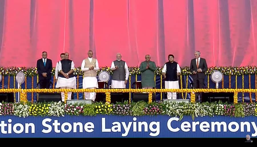 ಸಿ-295 ವಿಮಾನ ತಯಾರಿಕಾ ಘಟಕಕ್ಕೆ ಶಂಕುಸ್ಥಾಪನೆ ನೆರವೇರಿಸಿದ ಪ್ರಧಾನಿ