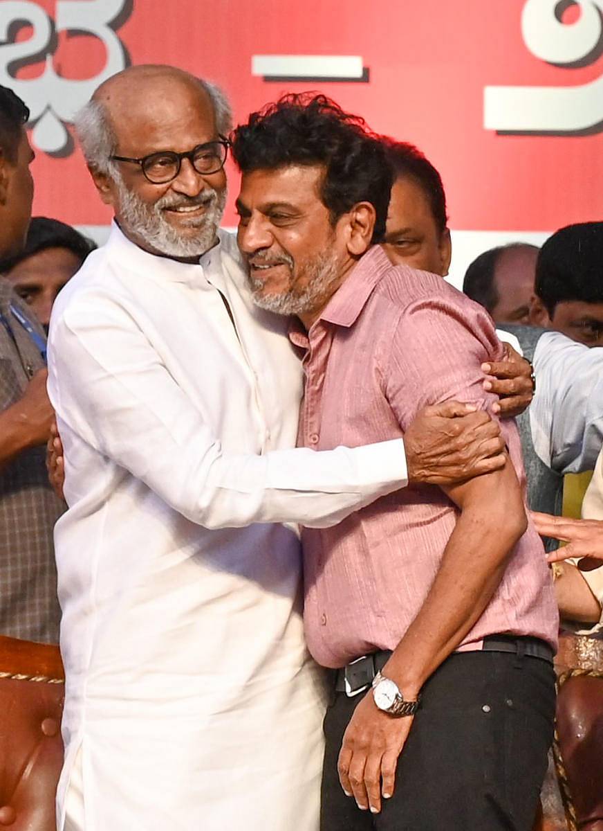 ರಜನಿಕಾಂತ್ ಹಾಗೂ ಶಿವರಾಜ್ಕುಮಾರ್