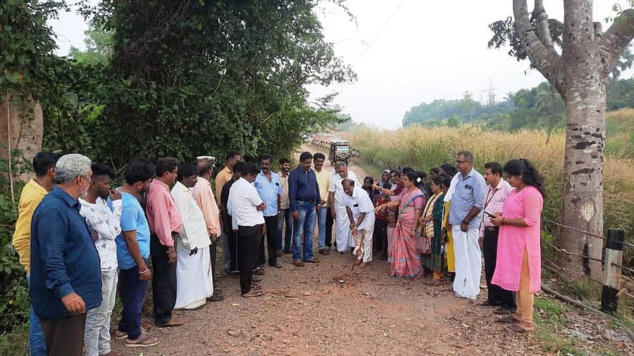 ಪಲಿಮಾರು ಗ್ರಾಮ ಪಂಚಾಯಿತಿ ವ್ಯಾಪ್ತಿಯಲ್ಲಿ ವಿವಿಧ ಕಾಮಗಾರಿಗಳಿಗೆ ಶಾಸಕ ಲಾಲಾಜಿ ಆರ್. ಮೆಂಡನ್ ಶನಿವಾರ ಭೂಮಿಪೂಜೆ ನೆರವೇರಿಸಿದರು.