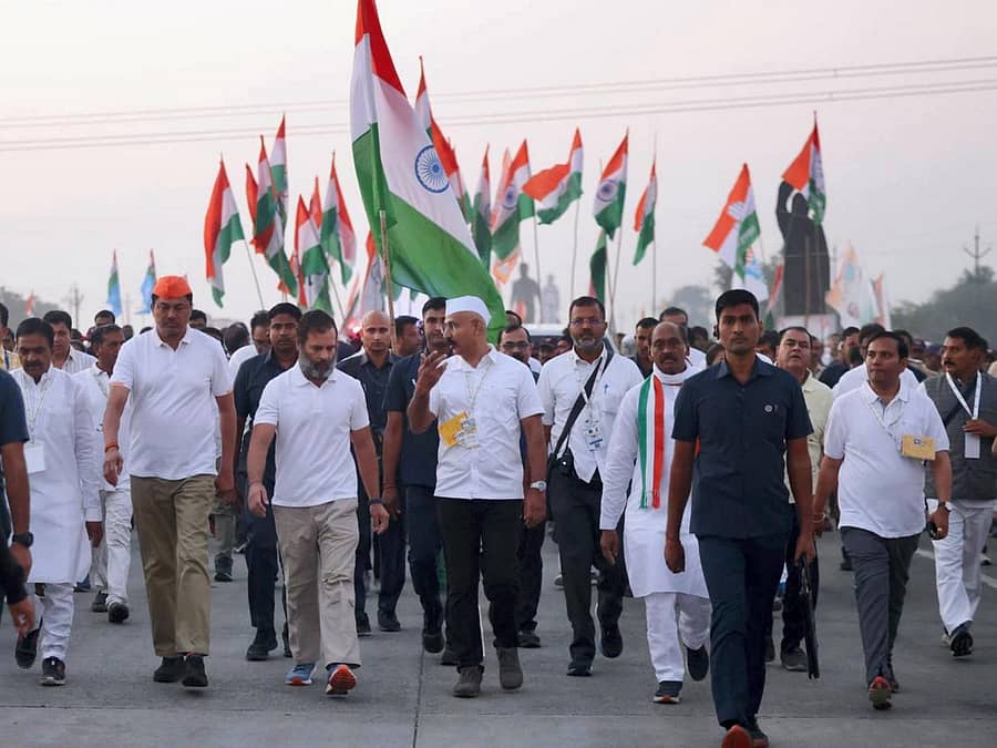 ಕಾಂಗ್ರೆಸ್ ನಾಯಕ ರಾಹುಲ್ ಗಾಂಧಿ ನೇತೃತ್ವದ ಭಾರತ್ ಜೋಡೊ ಯಾತ್ರೆ