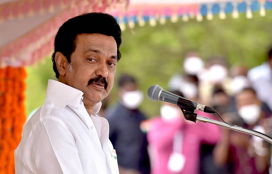 ತಮಿಳುನಾಡು ಮುಖ್ಯಮಂತ್ರಿ ಎಂ.ಕೆ. ಸ್ಟಾಲಿನ್