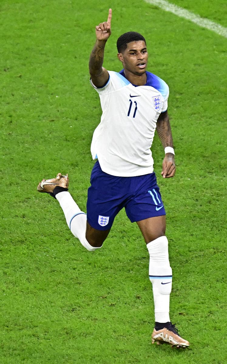 ಗೋಲು ಗಳಿಸಿದ ಮಾರ್ಕಸ್‌ ರ‍್ಯಾಶ್‌ಫೋರ್ಡ್‌ ಸಂಭ್ರಮ–ಎಎಫ್‌ಪಿ ಚಿತ್ರ