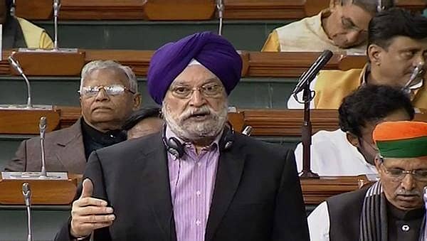 ಹರ್ದೀಪ್ ಸಿಂಗ್ ಪುರಿ (ಕಡತ ಚಿತ್ರ)