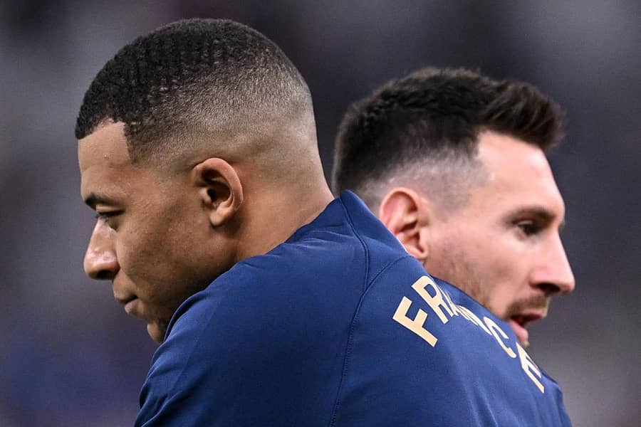 ಕಿಲಿಯನ್ ಎಂಬಾಪೆ ಮತ್ತು ಲಯೊನೆಲ್ ಮೆಸ್ಸಿ