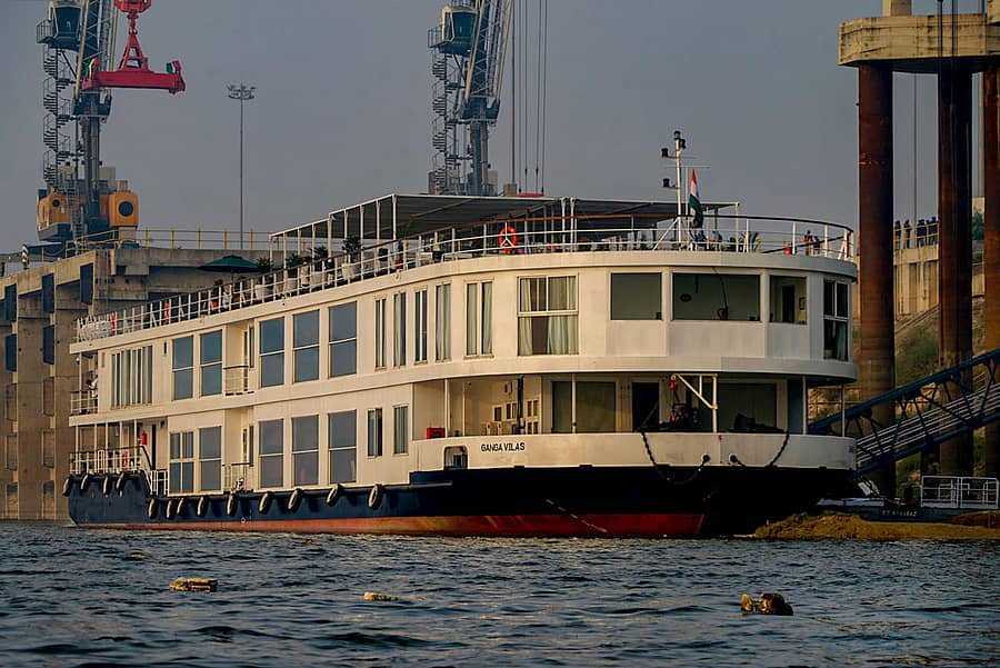 ನದಿ ವಿಹಾರದ ದೋಣಿ ‘ಎಂವಿ ಗಂಗಾ ವಿಲಾಸ್’ –ಪಿಟಿಐ ಚಿತ್ರ