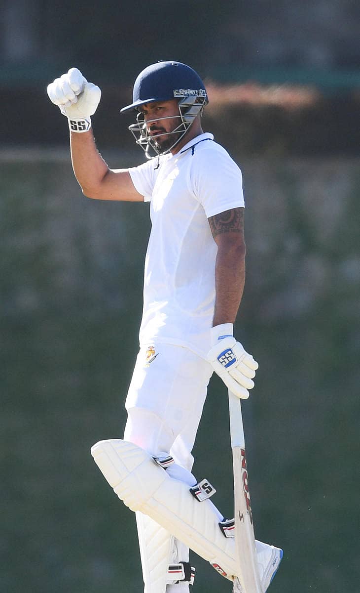 ಕರ್ನಾಟಕ ತಂಡದ ಬ್ಯಾಟರ್ ಮನೀಷ್ ಪಾಂಡೆ