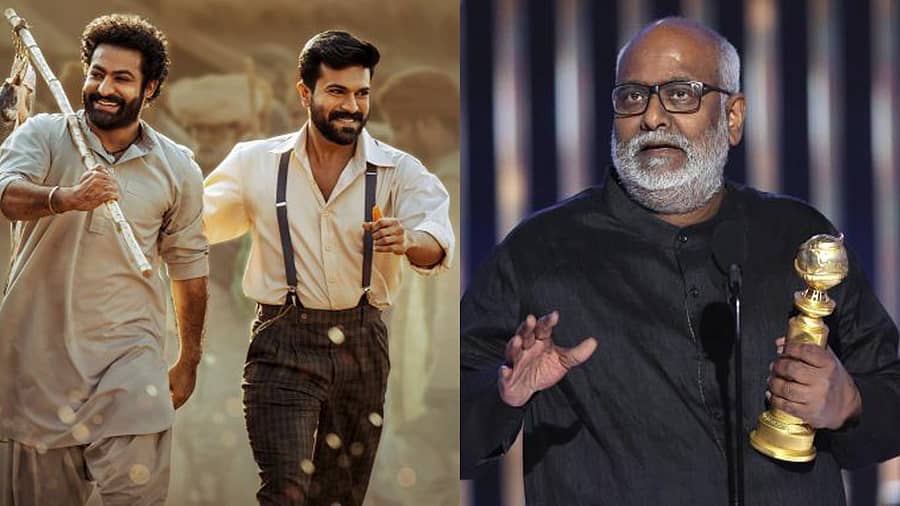 ಗೋಲ್ಡನ್ ಗ್ಲೋಬ್ಸ್ ಪ್ರಶಸ್ತಿಯೊಂದಿಗೆ ಎಂ.ಎಂ ಕೀರವಾಣಿ