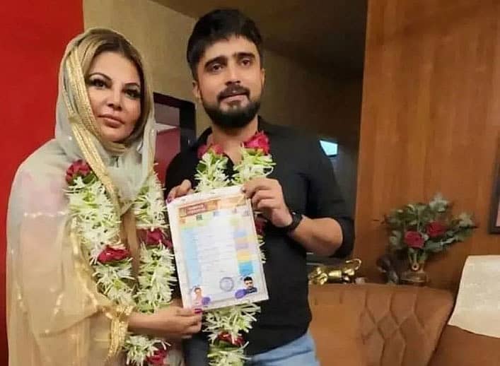 ನಟಿ ರಾಕಿ ಸಾವಂತ್ ಜೊತೆ ಆದಿಲ್ ಖಾನ್/ ಚಿತ್ರ ಕೃಪೆ ಟ್ವಿಟರ್