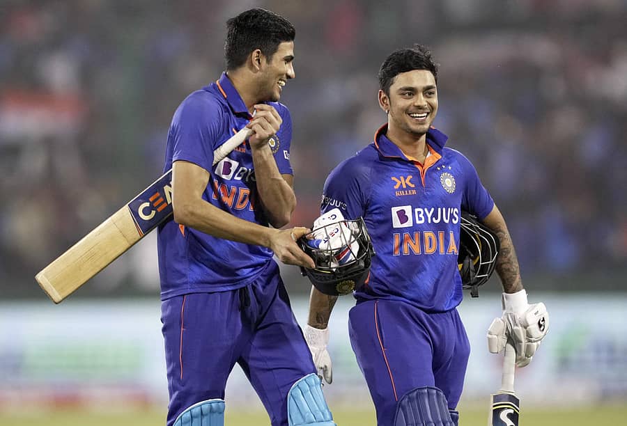ಶುಭಮನ್ ಗಿಲ್ (ಎಡ) ಮತ್ತು ಇಶಾನ್ ಕಿಶನ್