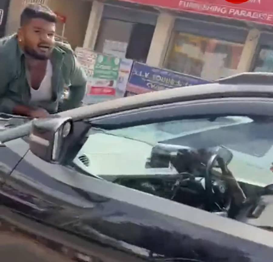 ಬೆಂಗಳೂರಿನಲ್ಲಿ ಕಾರಿನ ಬಾನೆಟ್ ಮೇಲೆ ಬಿದ್ದ ವ್ಯಕ್ತಿಯೊಬ್ಬನನ್ನು ಹೊತ್ತೊಯ್ದಿದ್ದ ಕಾರು ಚಾಲಕಿ