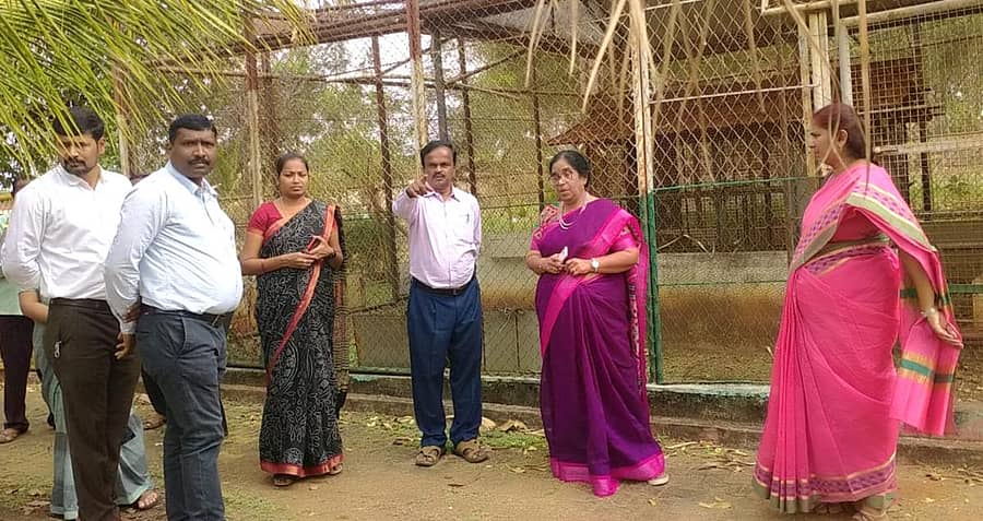 ಚಿತ್ರದುರ್ಗದ ಜಿಲ್ಲಾ ಬಾಲಭವನವನ್ನು ಮಂಗಳವಾರ ರಾಜ್ಯ ಬಾಲಭವನ ಸೊಸೈಟಿ ಅಧ್ಯಕ್ಷೆ ಪೂರ್ಣಿಮಾ ಪ್ರಕಾಶ್‌ ವೀಕ್ಷಿಸಿದರು.