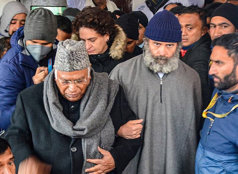 ಮಲ್ಲಿಕಾರ್ಜುನ ಖರ್ಗೆ ಮತ್ತು ರಾಹುಲ್ ಗಾಂಧಿ