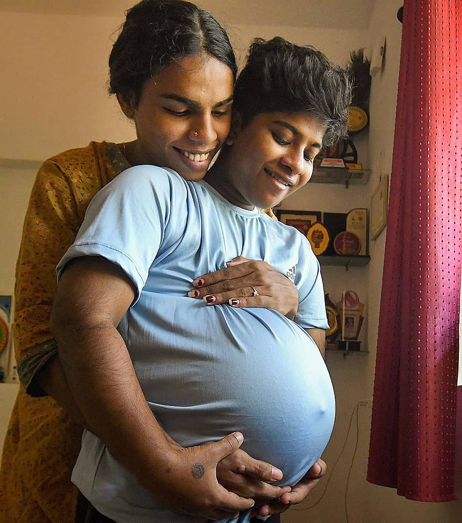 ಜಿಯಾ ಮತ್ತು ಜಹದ್ ದಂಪತಿ –ಪಿಟಿಐ ಚಿತ್ರ