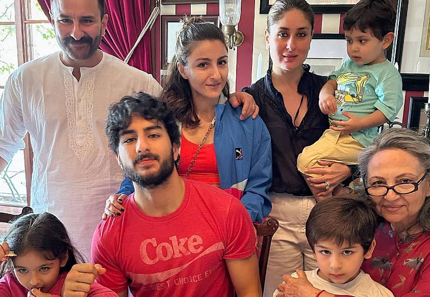 ಸೈಫ್ ಕುಟುಂಬದ ಚಿತ್ರ