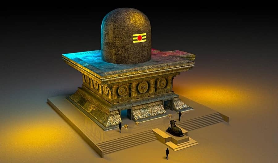 ಹೊಸಕೋಟೆ ಪಟ್ಟಣದ ಚನ್ನಬೈರೇಗೌಡ ಕ್ರೀಡಾಂಗಣದಲ್ಲಿ ಶಿವೋತ್ಸವಕ್ಕೆ ಸ್ಥಾಪಿಸಿರುವ ಶಿವಲಿಂಗ