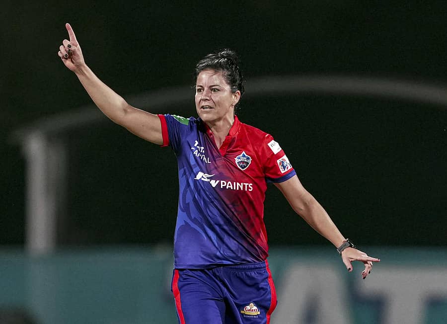 ಡೆಲ್ಲಿ ಕ್ಯಾಪಿಟಲ್ಸ್ ತಂಡದ ಮೆರಿಜಾನೆ ಕೆಪ್ –ಪಿಟಿಐ ಚಿತ್ರ