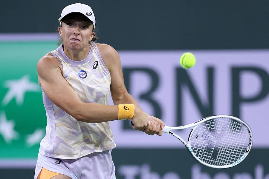 ಇಗಾ ಶ್ವಾಂಟೆಕ್‌ ಆಟದ ವೈಖರಿ –ಎಎಫ್‌ಪಿ ಚಿತ್ರ