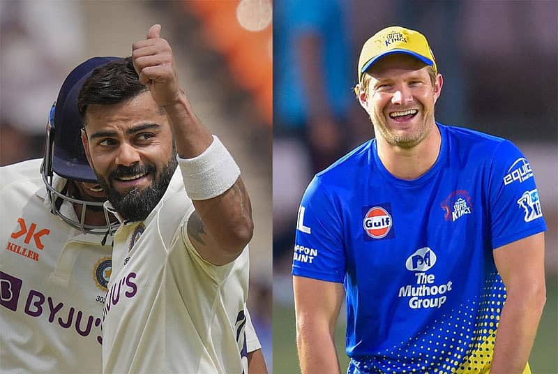 ವಿರಾಟ್ ಕೊಹ್ಲಿ ಹಾಗೂ ಶೇನ್ ವಾಟ್ಸನ್ (ಪಿಟಿಐ ಚಿತ್ರಗಳು)