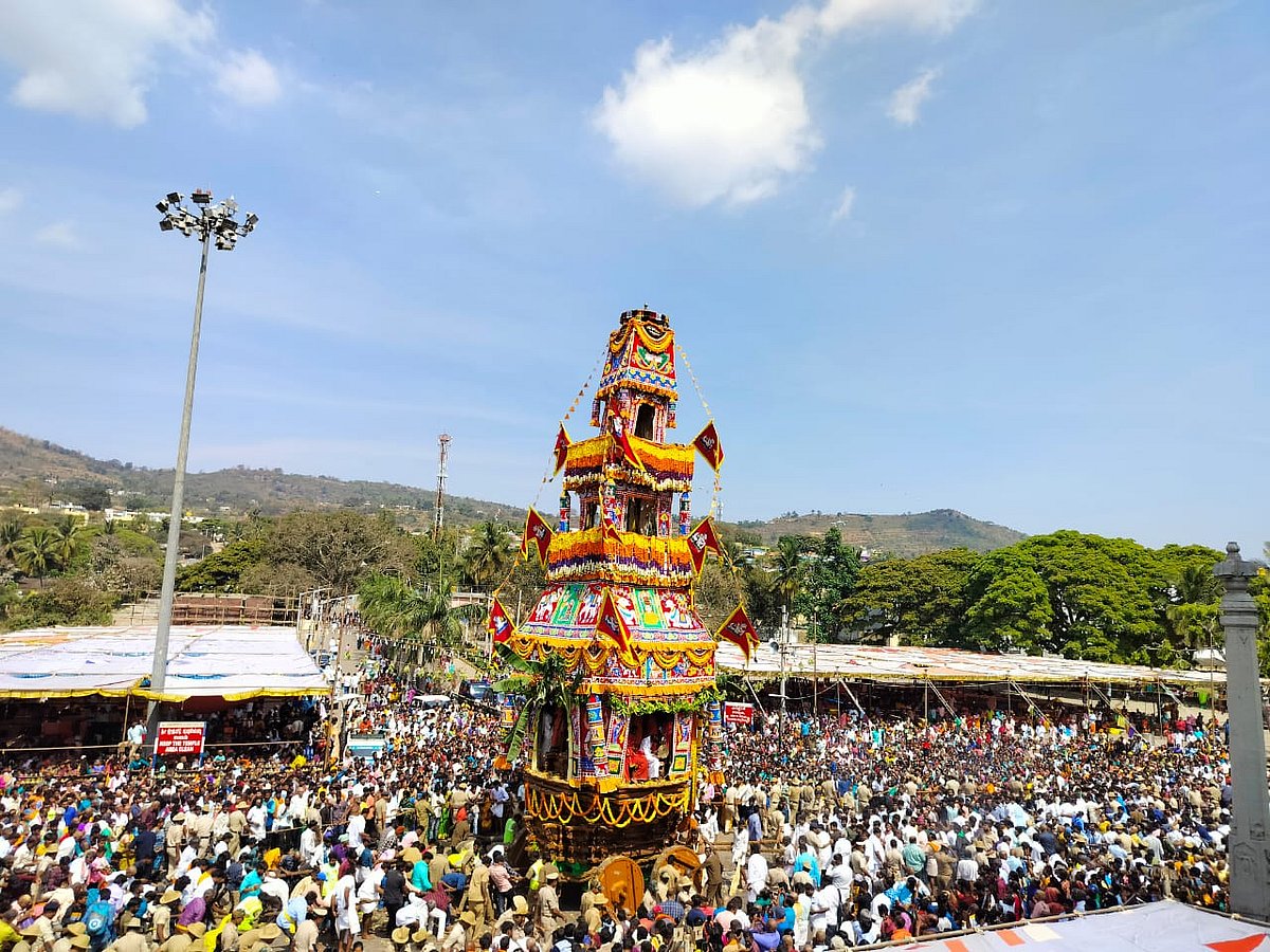 ಮಹದೇಶ್ವರ ಬೆಟ್ಟ | ಮಾದಪ್ಪನ ಸನ್ನಿಧಿಯಲ್ಲಿ ವೈಭವದ ಯುಗಾದಿ ರಥೋತ್ಸವ