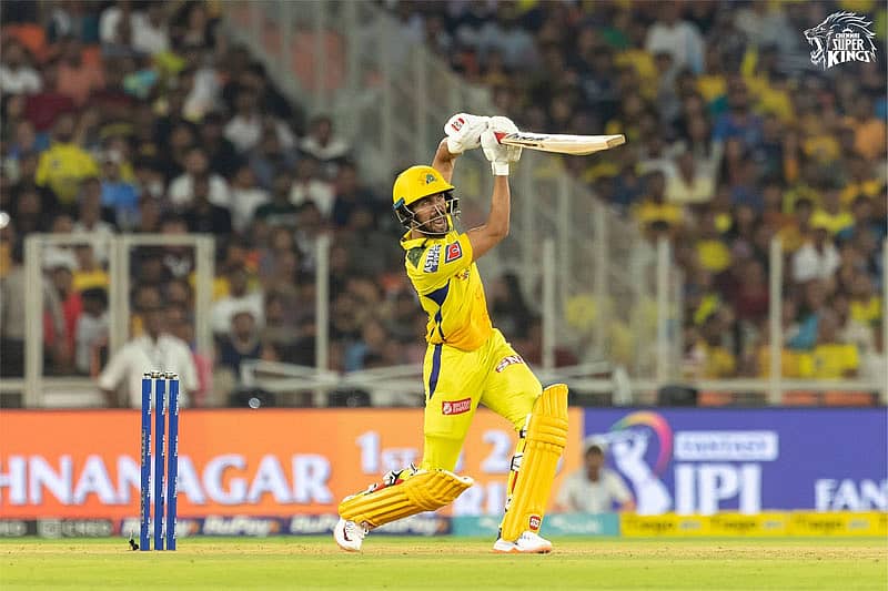 ಋತುರಾಜ್ ಗಾಯಕವಾಡ್ ಬ್ಯಾಟಿಂಗ್ ವೈಖರಿ (ಚಿತ್ರಕೃಪೆ: @ChennaiIPL)