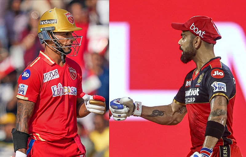 ಶಿಖರ್ ಧವನ್ ಹಾಗೂ ವಿರಾಟ್ ಕೊಹ್ಲಿ (ಪಿಟಿಐ ಚಿತ್ರಗಳು)