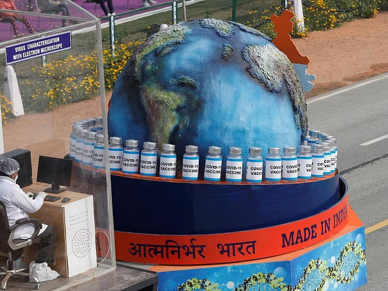 ಸ್ವಾವಲಂಬಿ ಭಾರತ; ಕೋವಿಡ್-19 ಲಸಿಕೆ ಸೂಚಿಸುವ ಸ್ತಬ್ಧಚಿತ್ರ