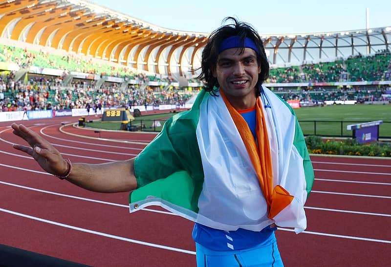 ವಿಶ್ವ ಅಥ್ಲೆಟಿಕ್: ಜಾವಲಿನ್ ಥ್ರೋ ಫೈನಲ್‌ನಲ್ಲಿ ಬೆಳ್ಳಿ ಪದಕ ಜಯಿಸಿದ ನೀರಜ್ ಚೋಪ್ರಾ